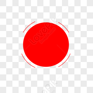 red circle transparent background