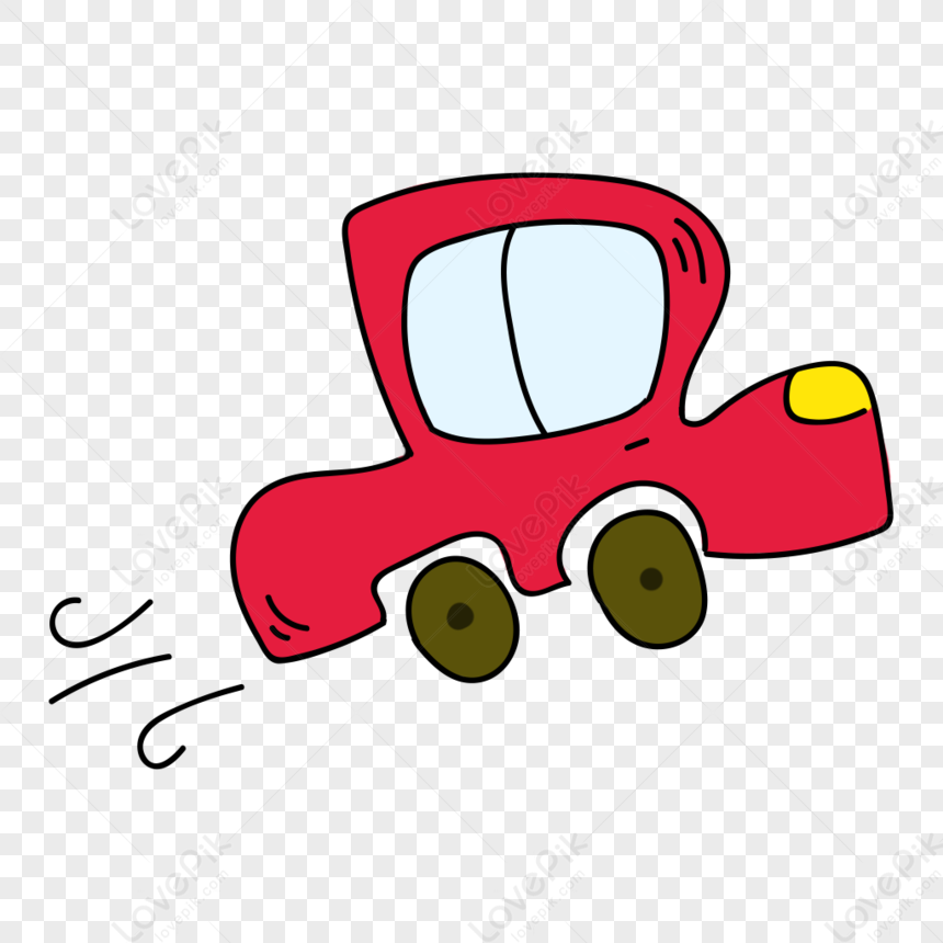 Hand Drawn Red Cartoon Car PNG Transparent Background And Clipart Image For  Free Download - Lovepik | 401188410