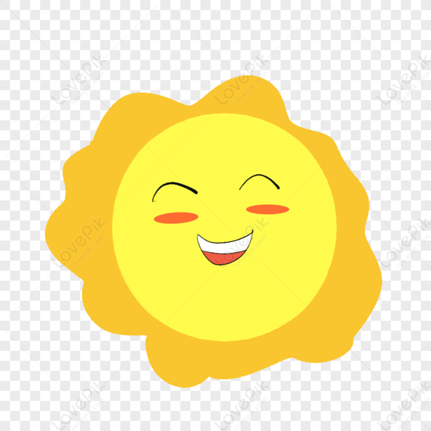 Hand Drawn Sun, Expression Sun, Sun Transparent, Smiling Sun PNG Image ...