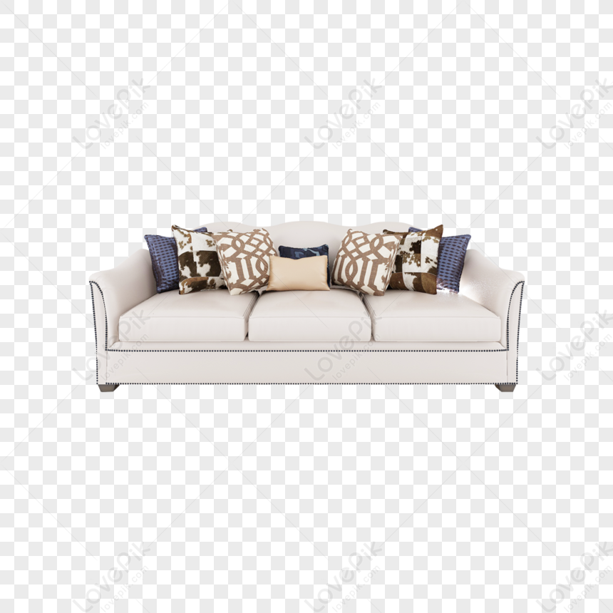 Sofa And Pillow PNG Image Free Download And Clipart Image For Free Download  - Lovepik | 401182931