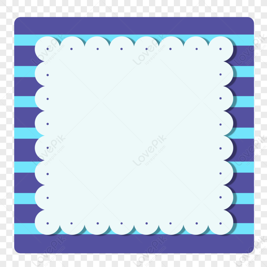 Blue Border PNG Transparent Background And Clipart Image For Free ...