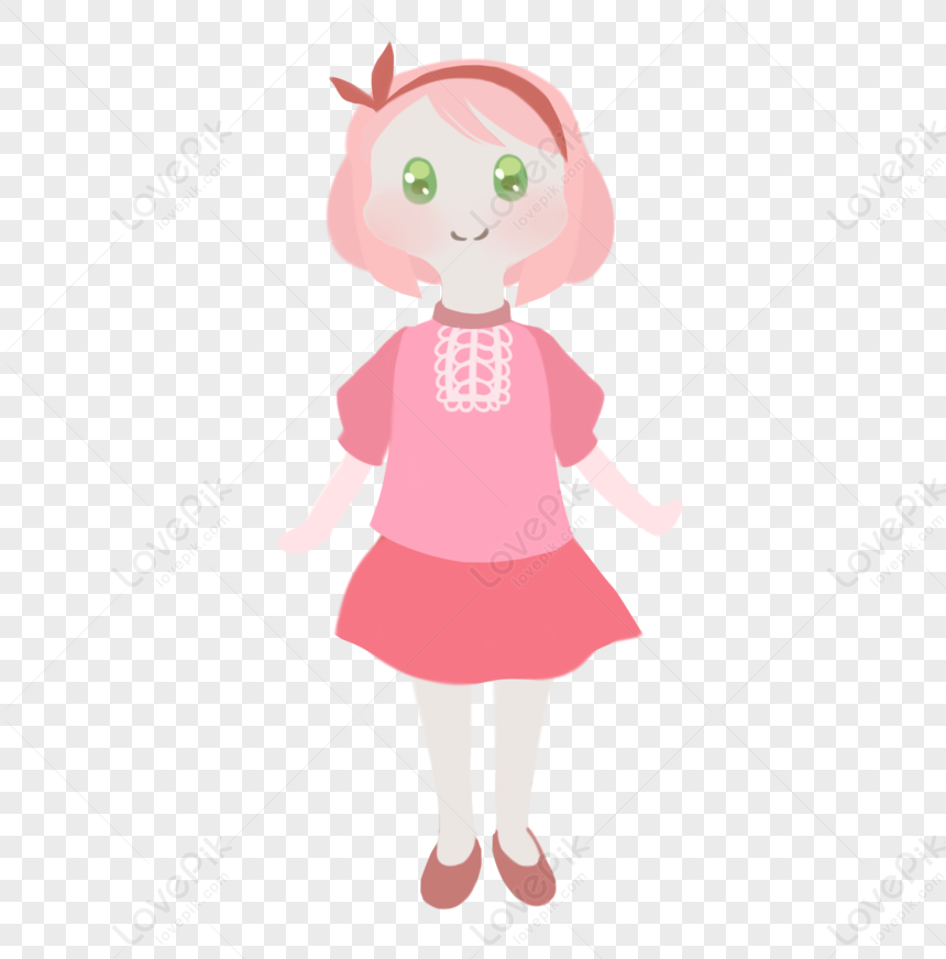 Cheerful Girl Vector, Hobby, Outfit, Position PNG White Transparent And  Clipart Image For Free Download - Lovepik