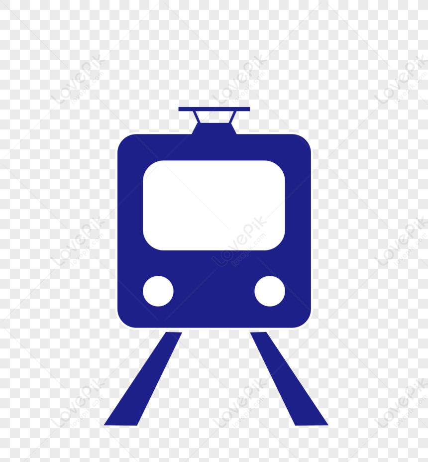 Cartoon Hand Drawn Train Blue Icon, Blue Camera, Blue Minimalist, Icon ...