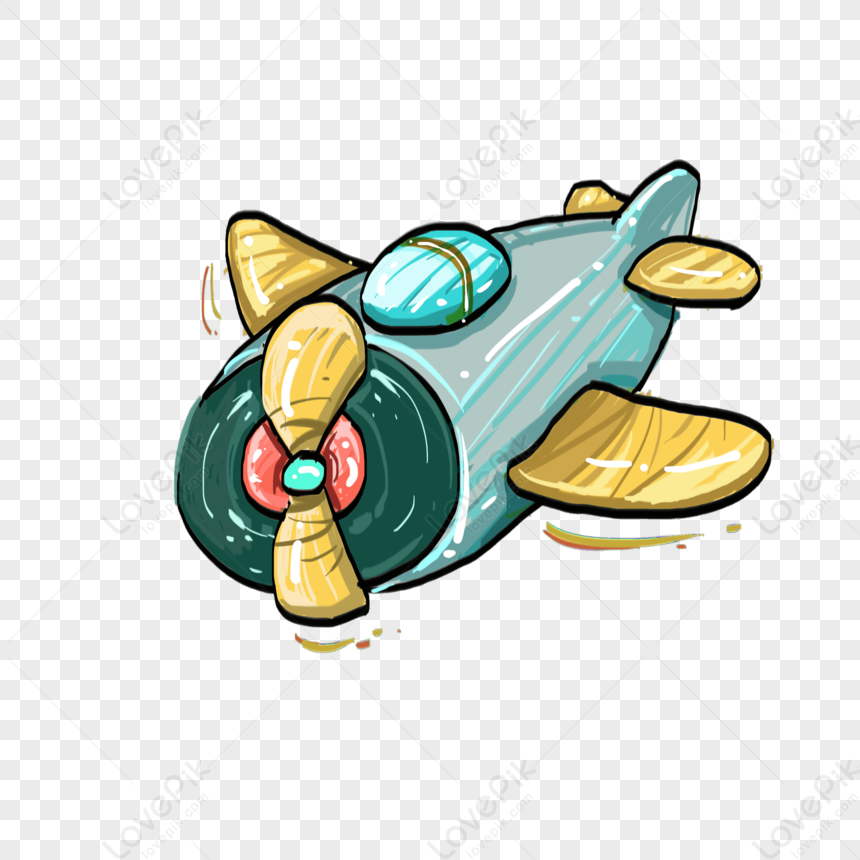 Cartoon Small Airplane Toy PNG Transparent Background And Clipart Image For  Free Download - Lovepik | 401245360