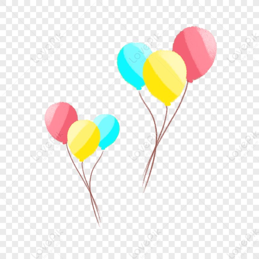 Childrens Day Colorful Balloons PNG White Transparent And Clipart Image ...