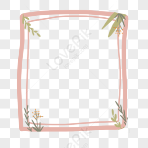 Cute Plant Border Pattern PNG Transparent Image And Clipart Image For ...