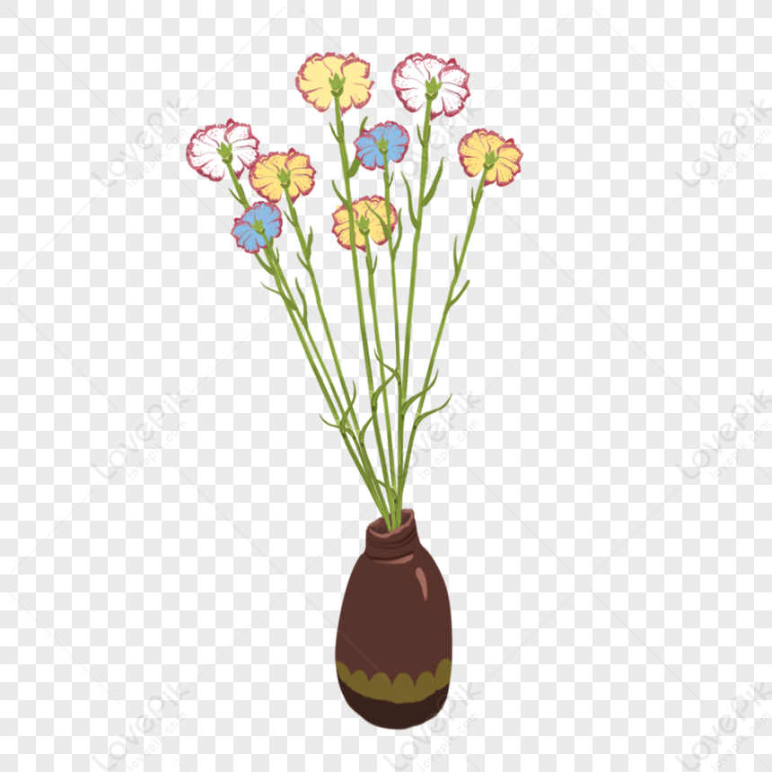 Flowers In A Vase, Bouquet Flowers, Flower Vase, Flower Flowers PNG ...