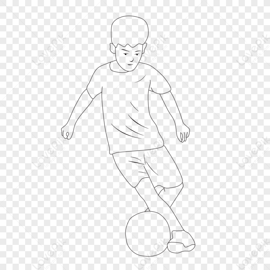 Football Boy, Football Vector, Football Man, Football Soccer PNG ...