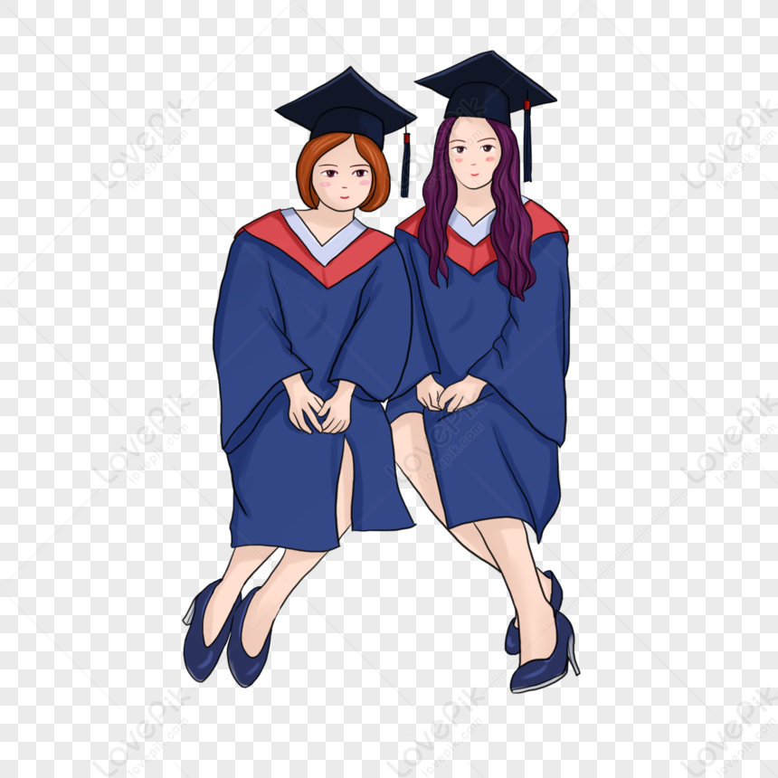 Graduation Season Character PNG Transparent Image And Clipart Image For ...