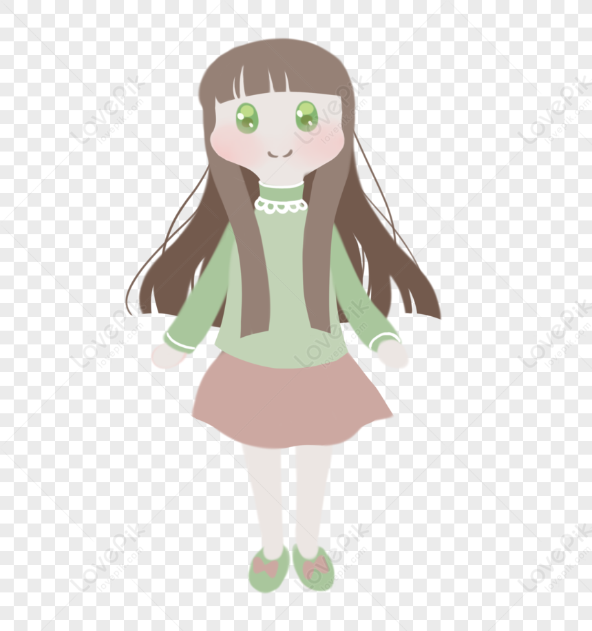 Green Girl PNG Picture And Clipart Image For Free Download - Lovepik ...