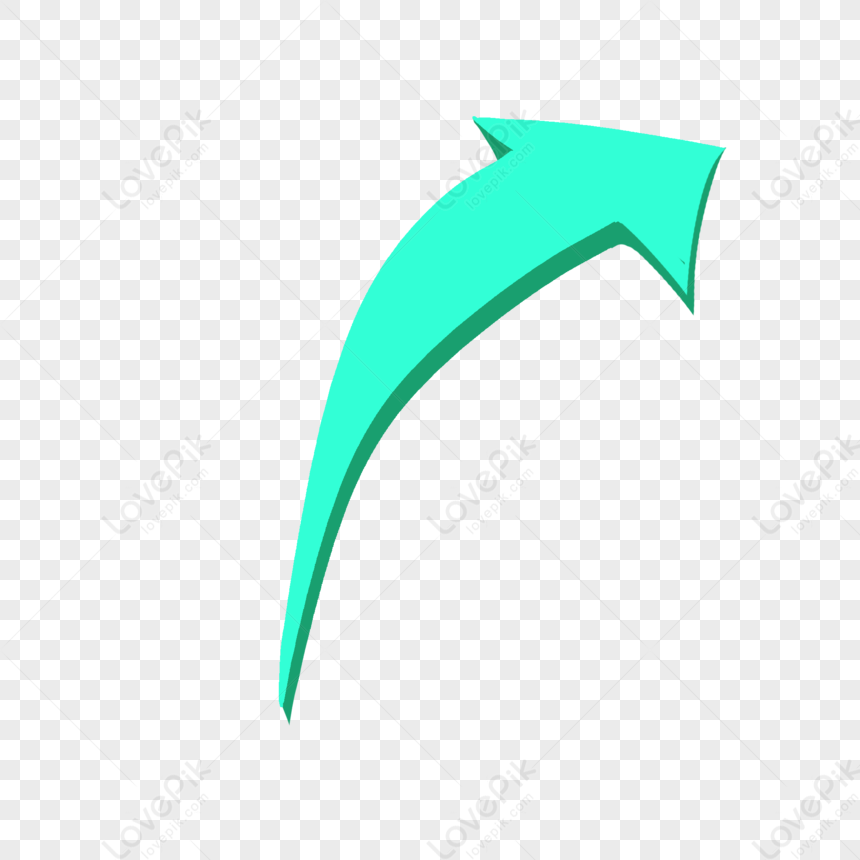 Green Three-dimensional Arrow, Arrow Icon, Arrow Light, Arrow Vector ...