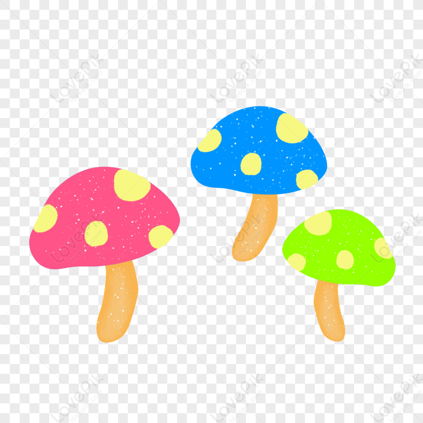 colorful mushroom clipart free