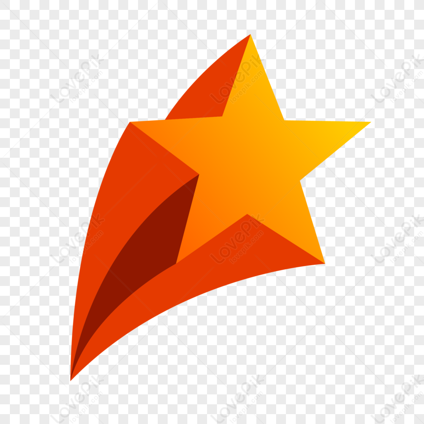 Star Decoration, Orange Star, Star Emblem, Star Burst PNG Image Free ...