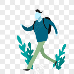 Walking man png images