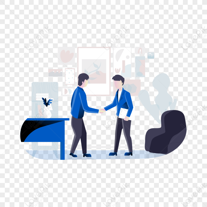 people greeting each other clipart people