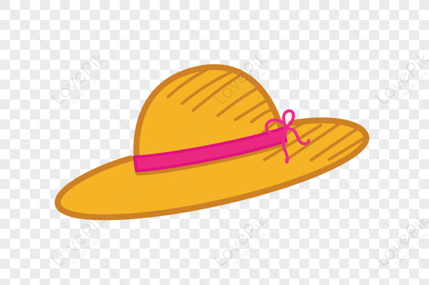 Vector Hand Drawn Sun Hat PNG Image Free Download And Clipart Image For ...