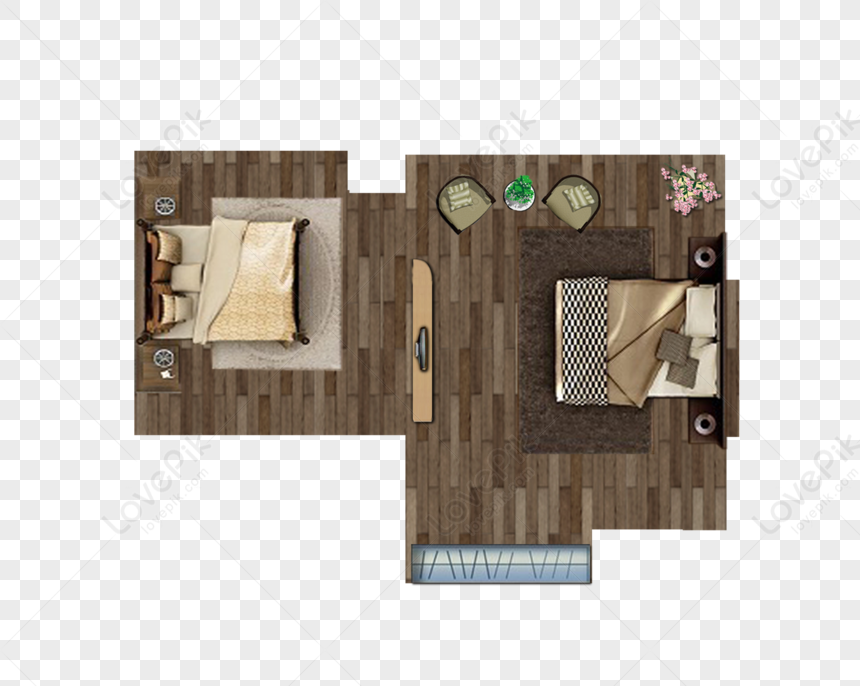 Bedroom Top View, Bedroom Room, Bedroom Floor, Bedroom Dark PNG Image ...