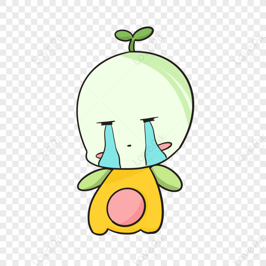 Cartoon Grass Man Sad Illustration Free PNG And Clipart Image For Free  Download - Lovepik | 401267139