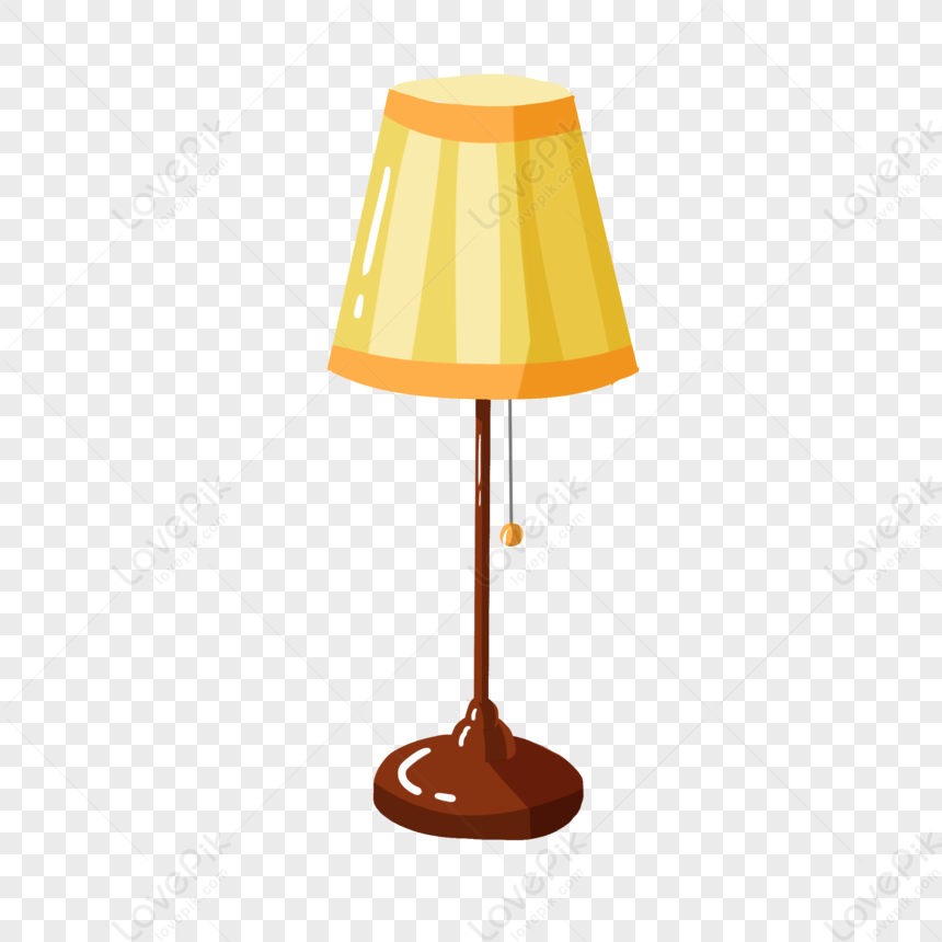 Cartoon Yellow Table Lamp Illustration PNG Transparent And Clipart Image  For Free Download - Lovepik | 401288986