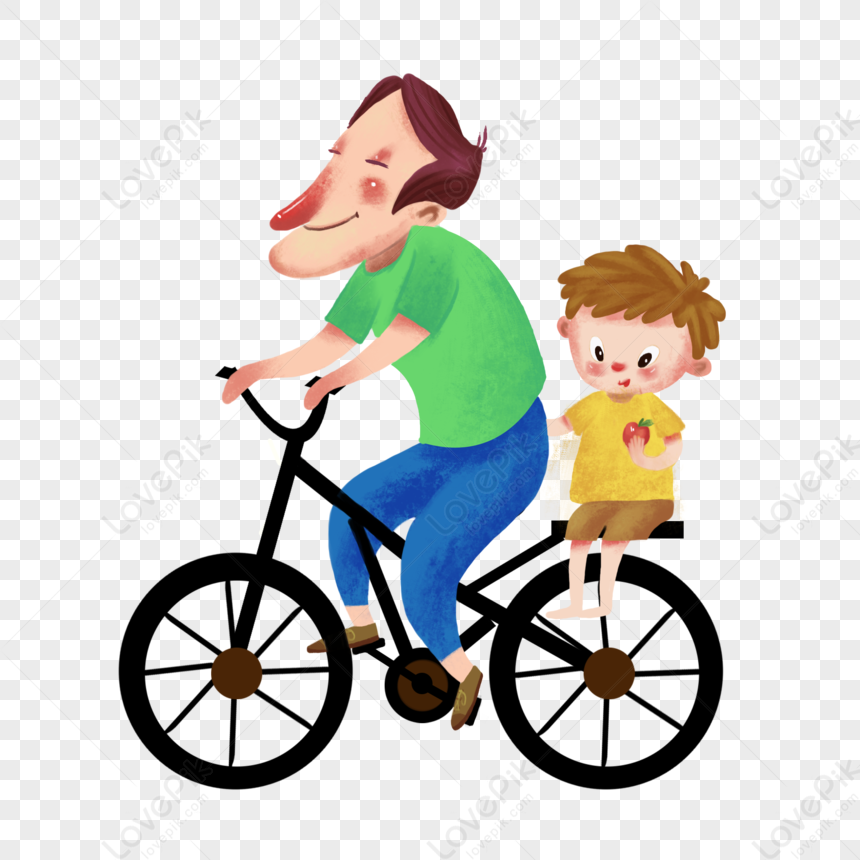 Включи едет папа. Папа с велосипедом изображение. Открытки ребёнку катающейся на велосипеде с папой. Папа на велосипеде рисунок для детей. Отец с ребенком на велосипеде игра.