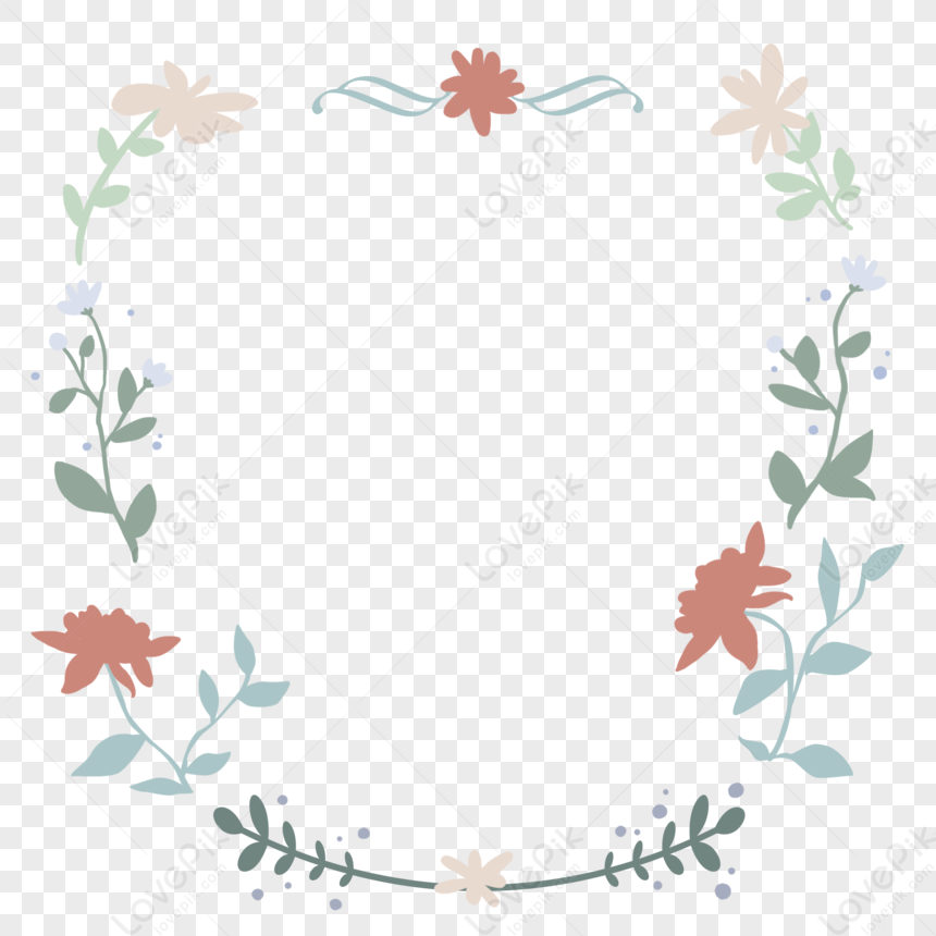 Elegant Flower Border, Art Flower, Floral Flower, Flower Vector PNG ...