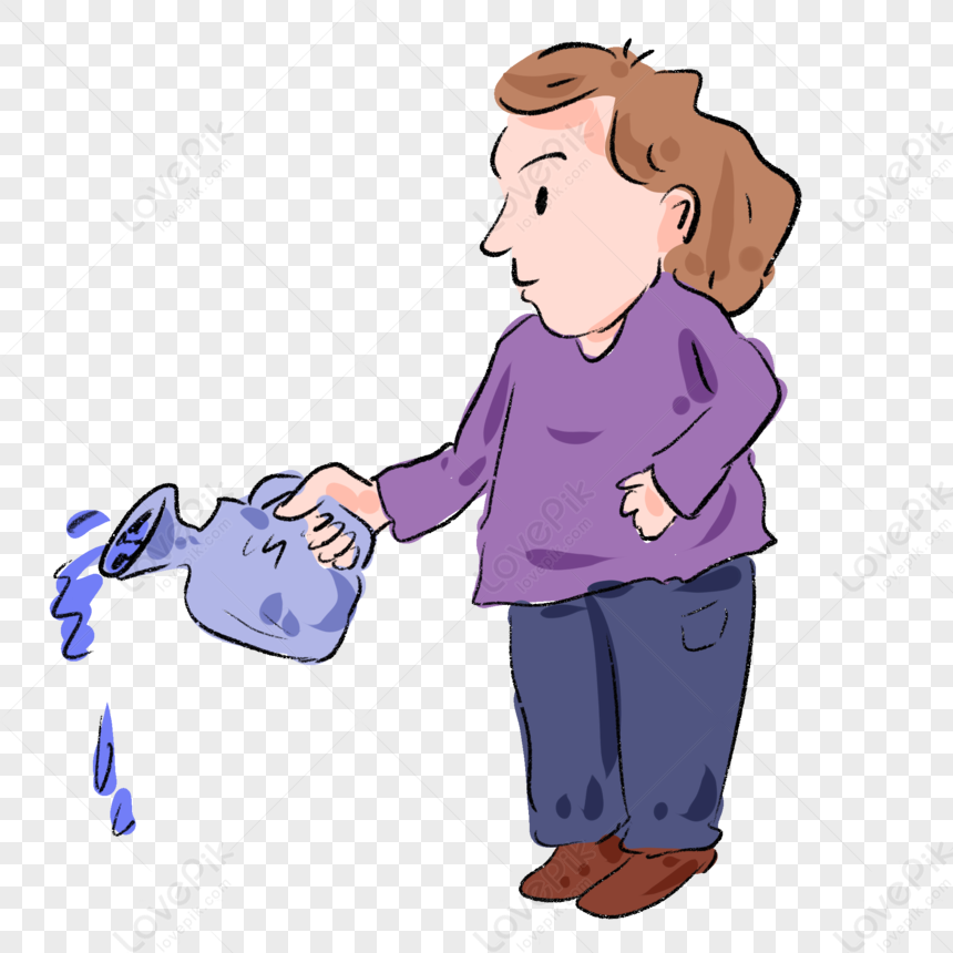 Family Women Watering Plants Comics PNG White Transparent And Clipart Image  For Free Download - Lovepik | 401271062
