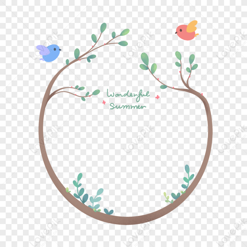 Fresh Small Tree Border PNG Image Free Download And Clipart Image For ...