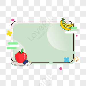 Summer Fruit Border, Summer Border, Text, Border Free PNG And Clipart ...