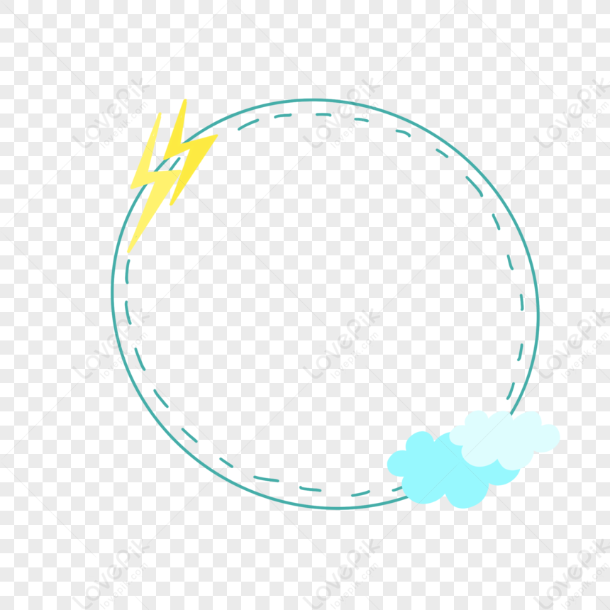 Hand Drawn Lightning Cloud Border PNG Hd Transparent Image And Clipart  Image For Free Download - Lovepik | 401300884