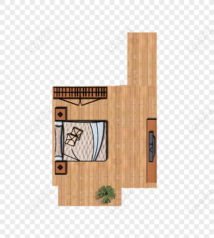 Master Bedroom Top View PNG Transparent Background And Clipart Image ...