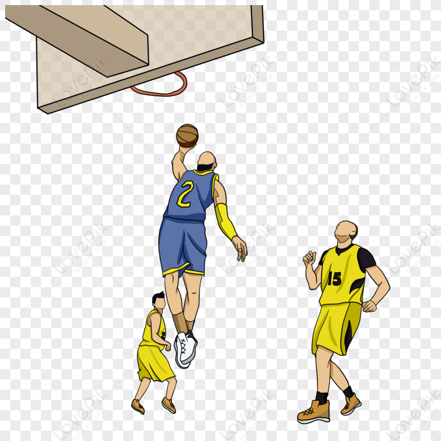 Basketball Cartoon png download - 2000*3837 - Free Transparent NBA