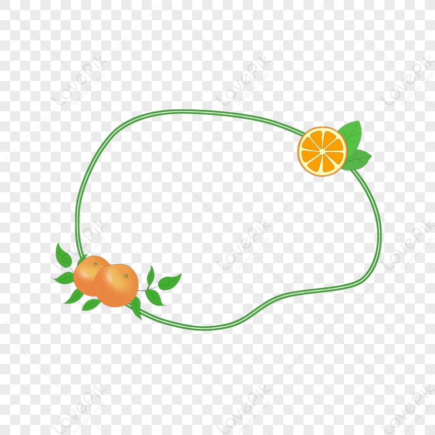 Orange Border PNG Transparent Background And Clipart Image For Free ...