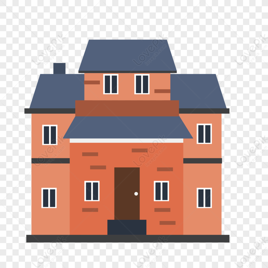 Orange House PNG Picture And Clipart Image For Free Download - Lovepik ...