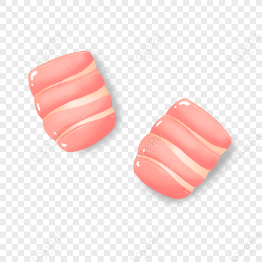 Pink Cute Childrens Day Marshmallow PNG Transparent And Clipart Image For  Free Download - Lovepik | 401279176