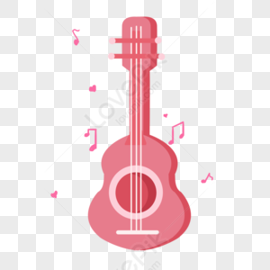 Pink Guitar PNG Images With Transparent Background | Free Download On ...