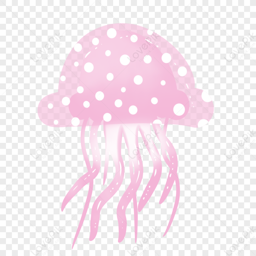 Pink Spotted Jellyfish PNG Transparent Background And Clipart Image For ...