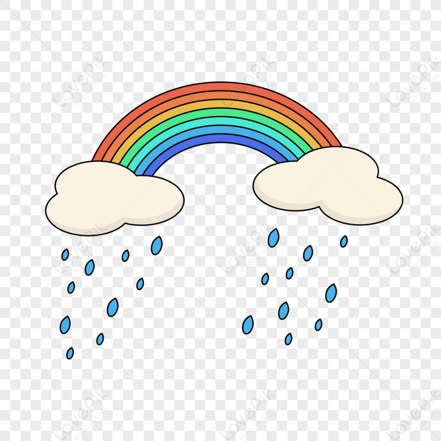 Rainbow, Cloud Rainbow, Rain Rainbow, Clouds Rainbow Free PNG And ...