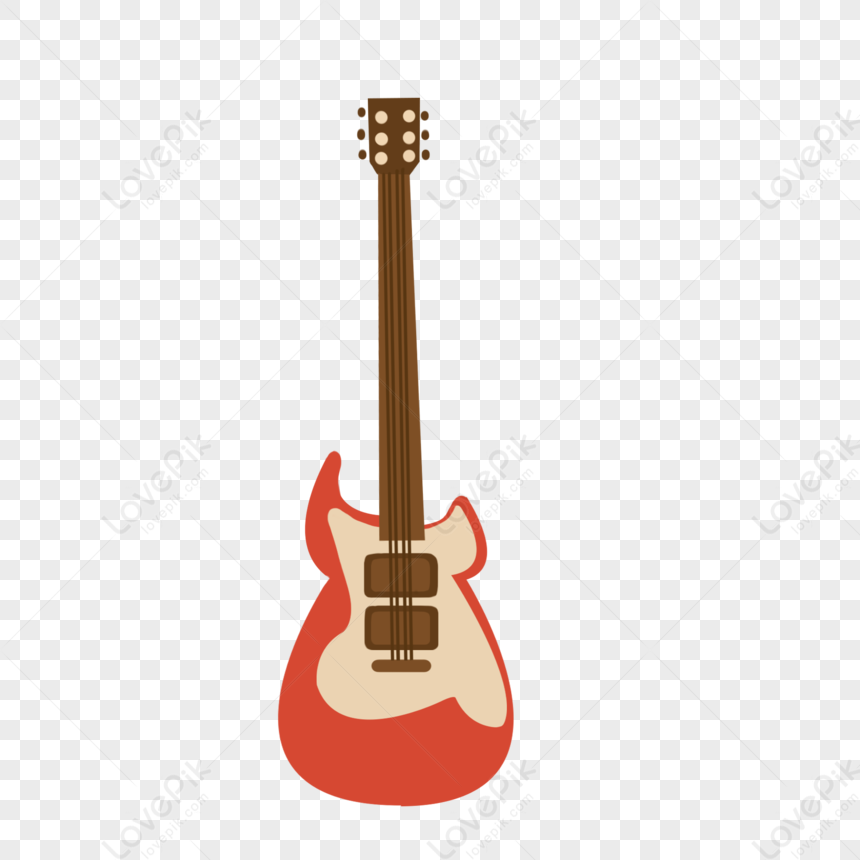 Red Electric Guitar PNG Image And Clipart Image For Free Download ...