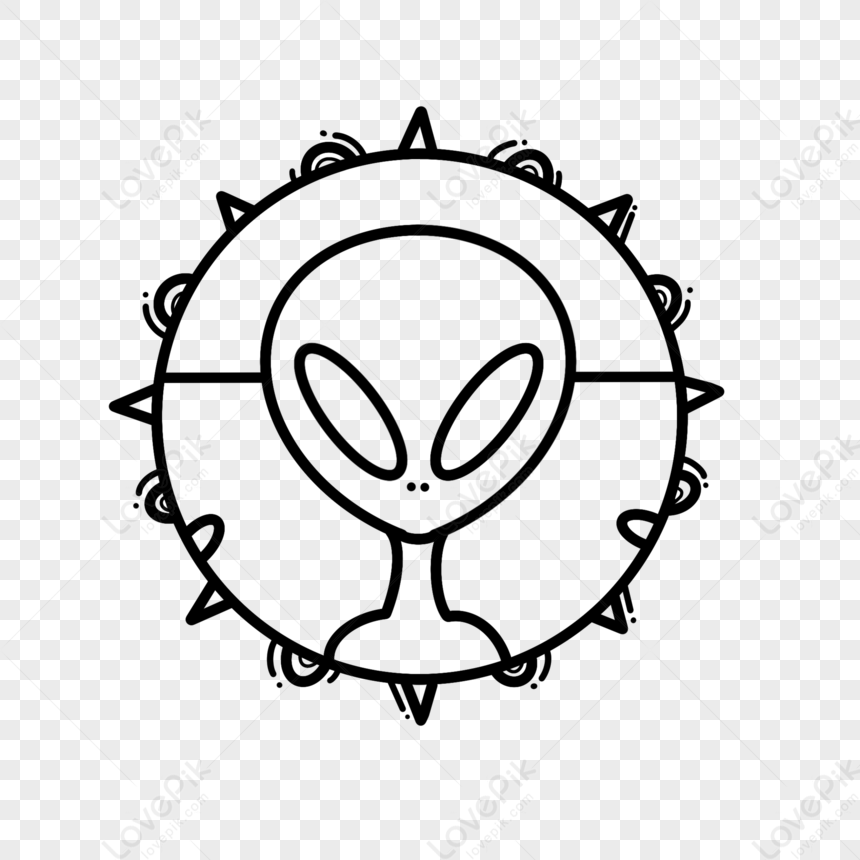 clipart free alien face