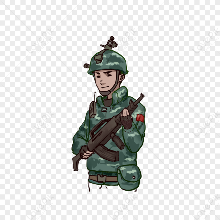 Soldier Armed With Weapons PNG Transparent Image And Clipart Image For ...