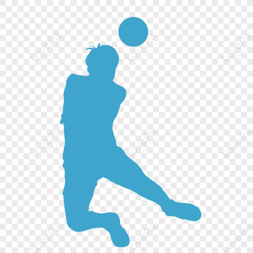 Sports Volleyball, Blue Simple, Animated Light, Blue Light PNG ...