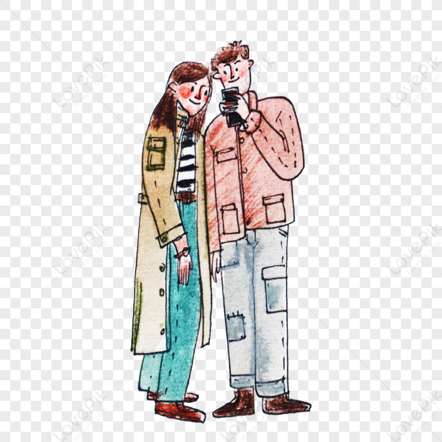 Watercolor Couple PNG Transparent And Clipart Image For Free Download ...