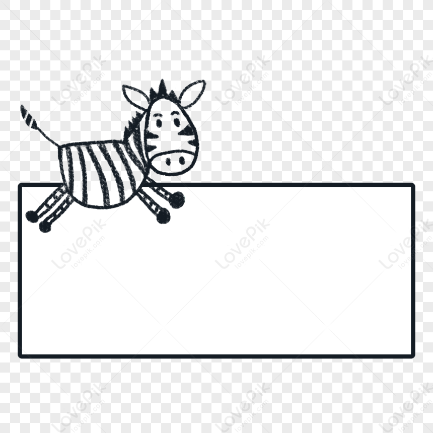 zebra border clipart