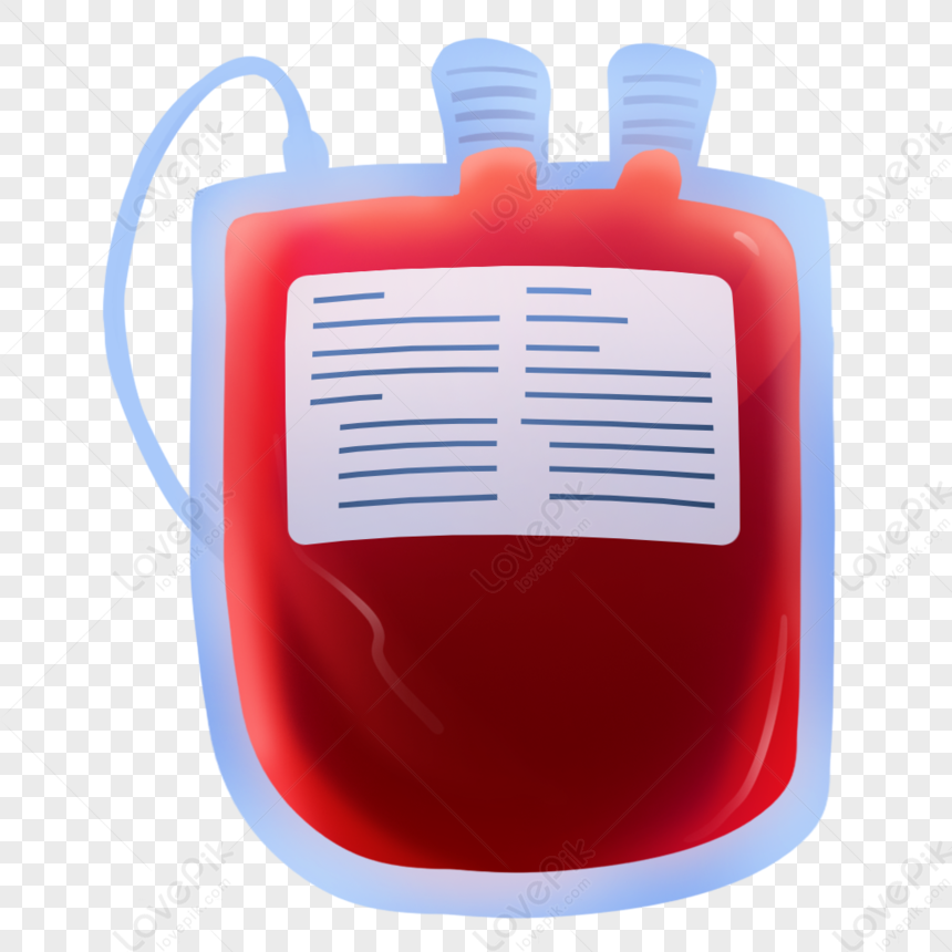 Blood Bag, Cartoon Red, Bag Cartoon, Blood Bag Icon PNG Picture And ...