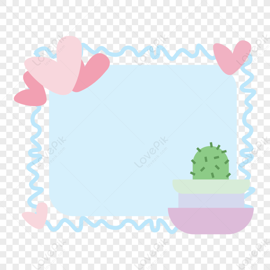 Border Shading Decorative Love Plant PNG Free Download And Clipart ...