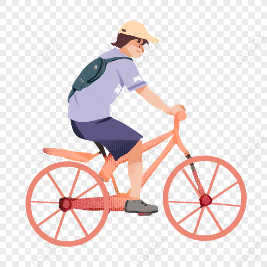 Boy On A Bike Trip PNG Hd Transparent Image And Clipart Image For Free ...