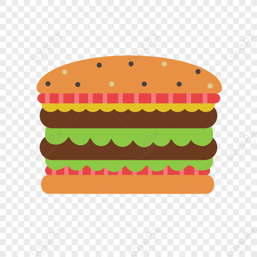 Cartoon Burger Free PNG And Clipart Image For Free Download - Lovepik |  401360369