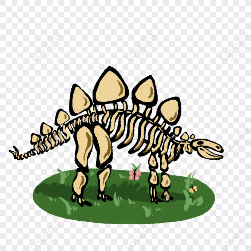 Cartoon Stegosaurus Fossil Illustration PNG Picture And Clipart Image For  Free Download - Lovepik | 401318175