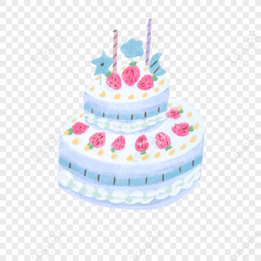 Cake Clipart Transparent Background - Blue Birthday Cake Clip Art  Transparent PNG - 594x582 - Free Download on NicePNG