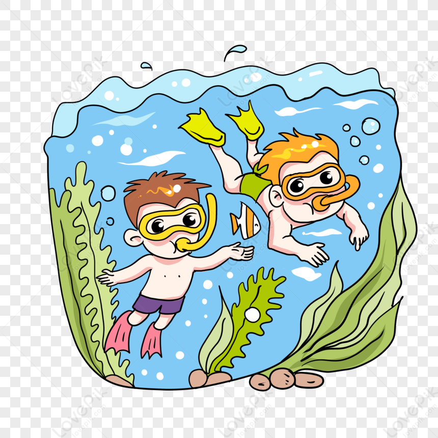 Diving Child Free PNG And Clipart Image For Free Download - Lovepik ...